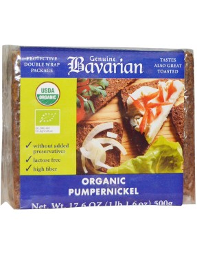Bavarian Breads Organic Pumpernickel Bread (6x17.6Oz)