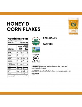 Nature's Path Honey'd Corn Flake Cereal (6x26.4 Oz)