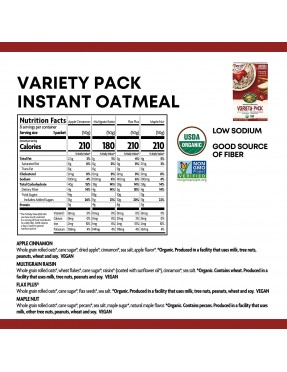Nature's Path Variety Oatmeal Pouch (6x8x1.7 Oz)