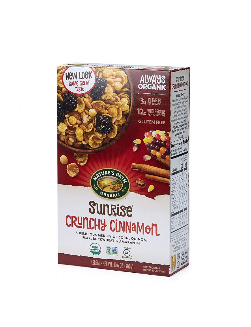 Nature's Path Sunrise Crunchy Cinnamon Cereal (12x10.6 OZ)