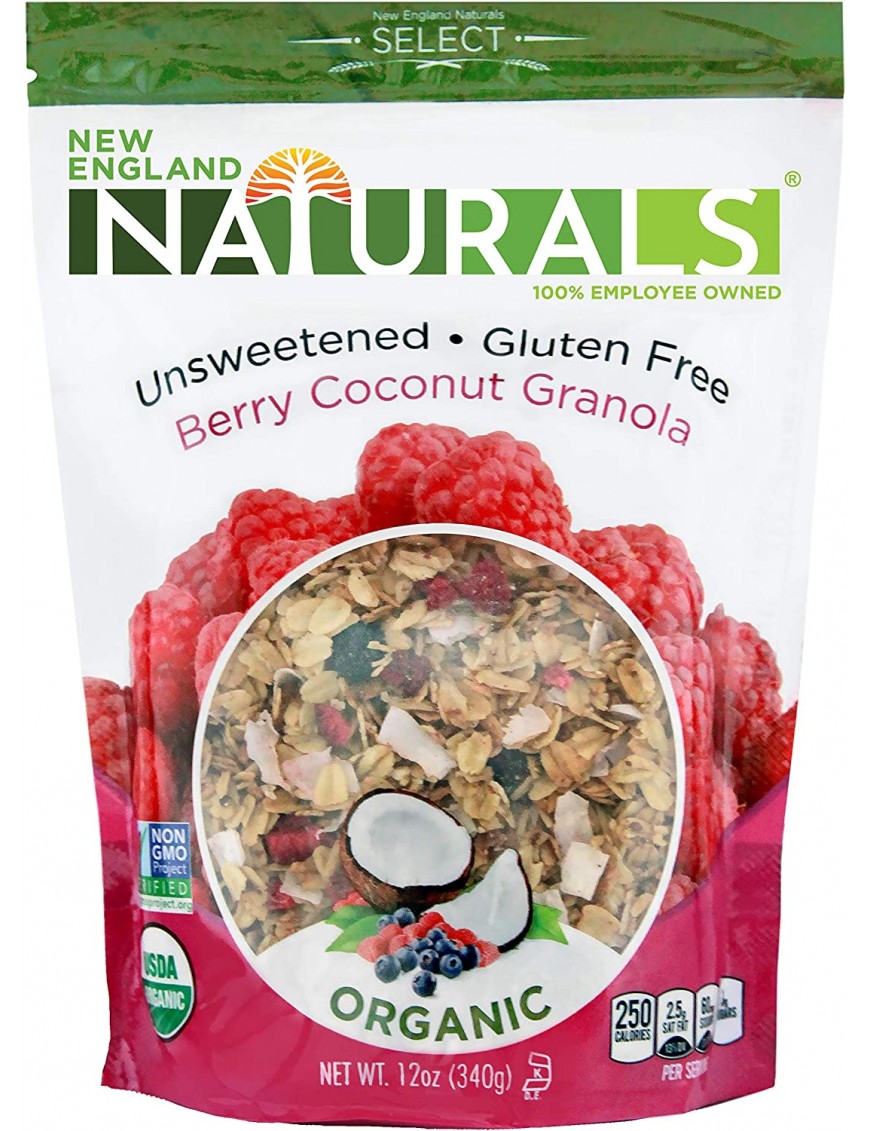 New England Naturals Berry Coconut Granola Uns (6x12OZ )