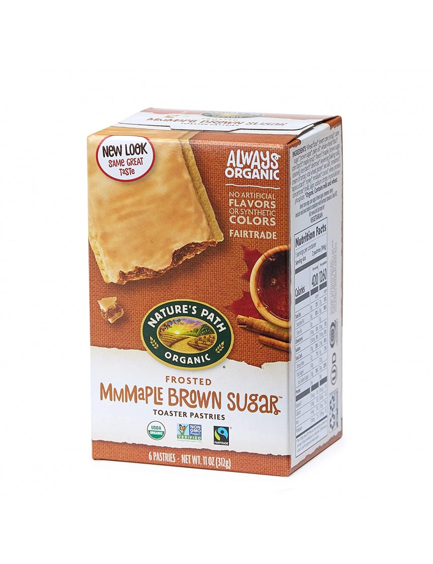 Nature's Path Frosted Brown Sugar Maple Toaster Pastry (12x11 Oz)