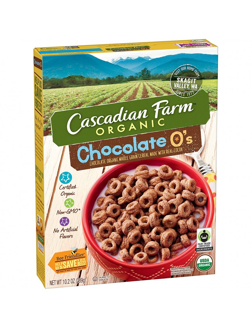 Cascadian Farm Chocolate O Cereal (10x10.2OZ )