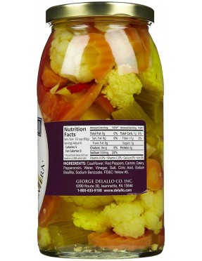 De Lallo Mild Giardinera (6x25.5 Oz)