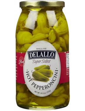 De Lallo Hot Pepperoncini (6x25.5Oz)