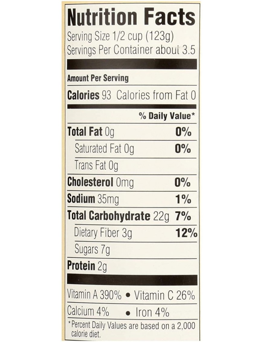 Farmer's Market Canned Pure Sweet Potato (12x15 Oz)