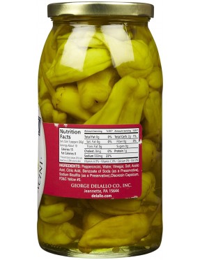 De Lallo Hot Pepperoncini (6x25.5Oz)
