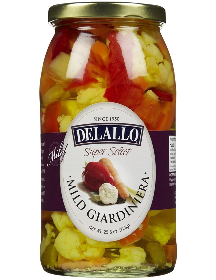 De Lallo Mild Giardinera (6x25.5 Oz)