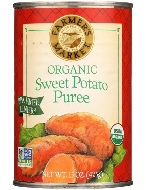 Farmer's Market Canned Pure Sweet Potato (12x15 Oz)
