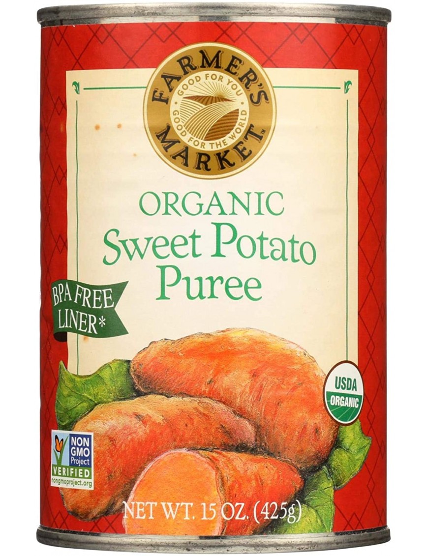 Farmer's Market Canned Pure Sweet Potato (12x15 Oz)