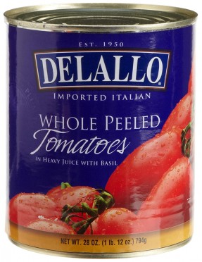 De Lallo Italian Peeled Tom (12x28OZ )