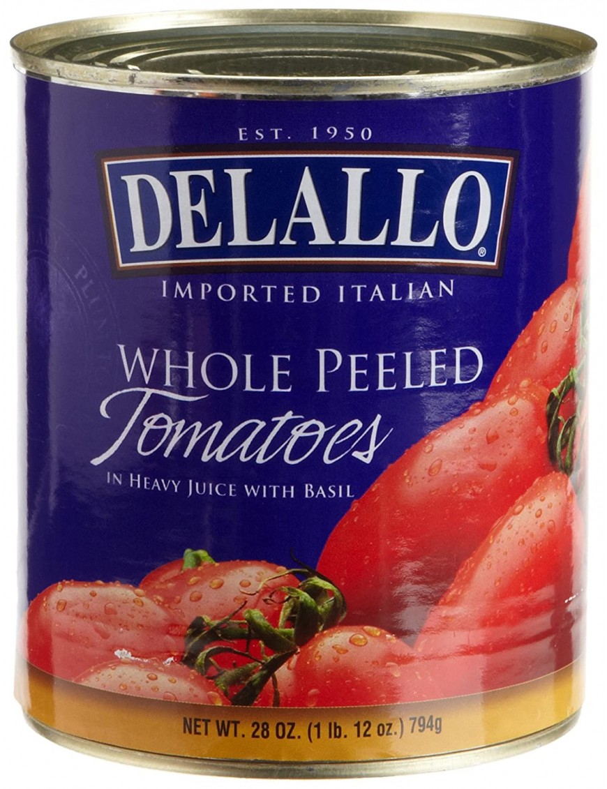 De Lallo Italian Peeled Tom (12x28OZ )