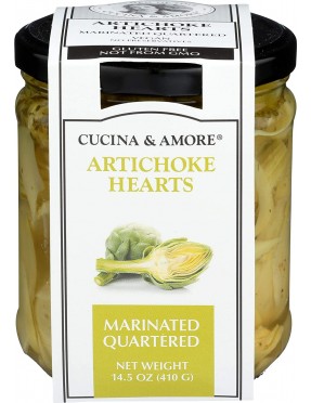 Cucina & Amore Artick Qtr Marinated (6x14.5OZ )