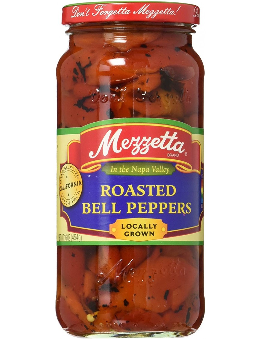 Mezzetta Golden Roasted Red Bell Peppers (6x16Oz)