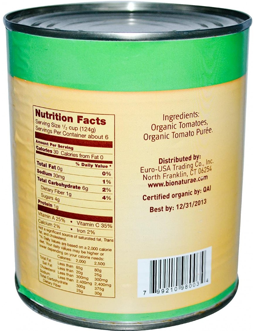 Bionaturae Crushed Tomatoes (12x28.2 Oz)