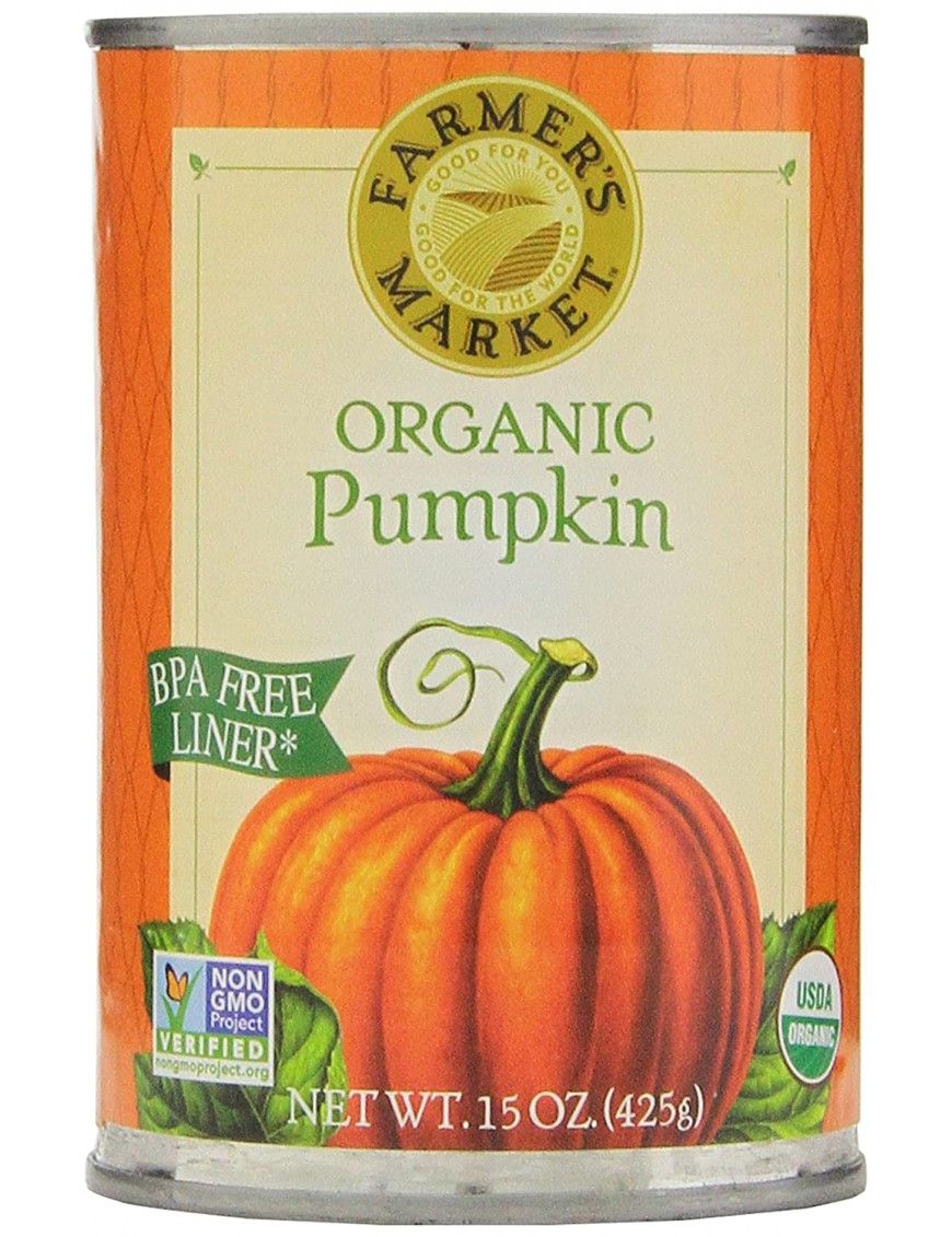 Farmers Market Can Pumpkin (12x15OZ )