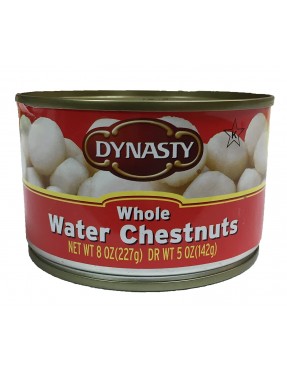 Dynasty Water Chestnuts Whole (12x8Oz)