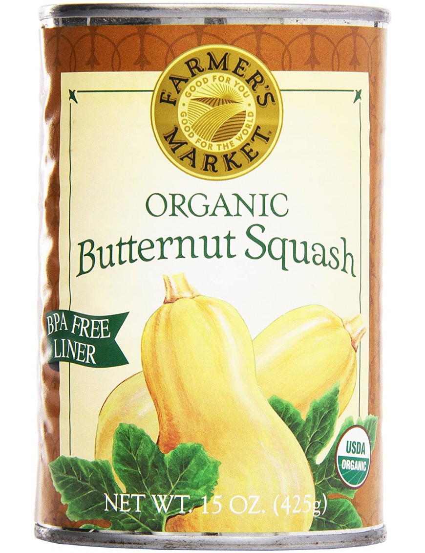 Farmer's Market Pure Butternut Squash (12x15 Oz)