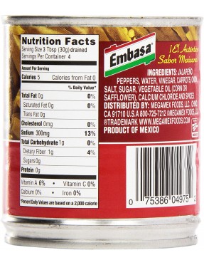 Embasa Sliced Jalapeno Pep (12x7OZ )