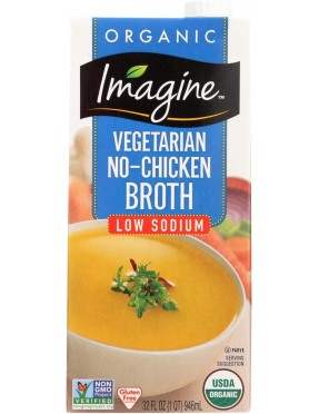 Imagine Foods No Chicken Broth Ls (12x32OZ )