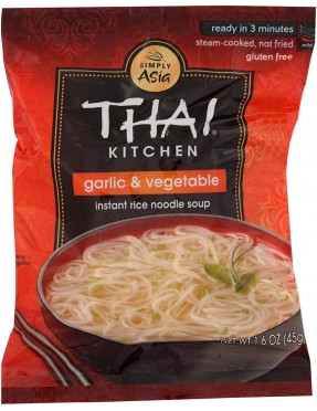 Thai Kitchen Instant Rice Noodle Soup Garlic & Vegetable (12x1.6 OZ)