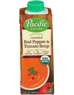 Pacific Natural Foods Roasted Red Pepper & Tomato Soup (12X8 OZ)