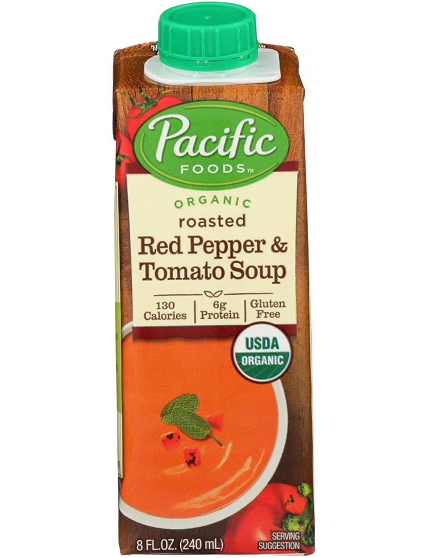 Pacific Natural Foods Roasted Red Pepper & Tomato Soup (12X8 OZ)