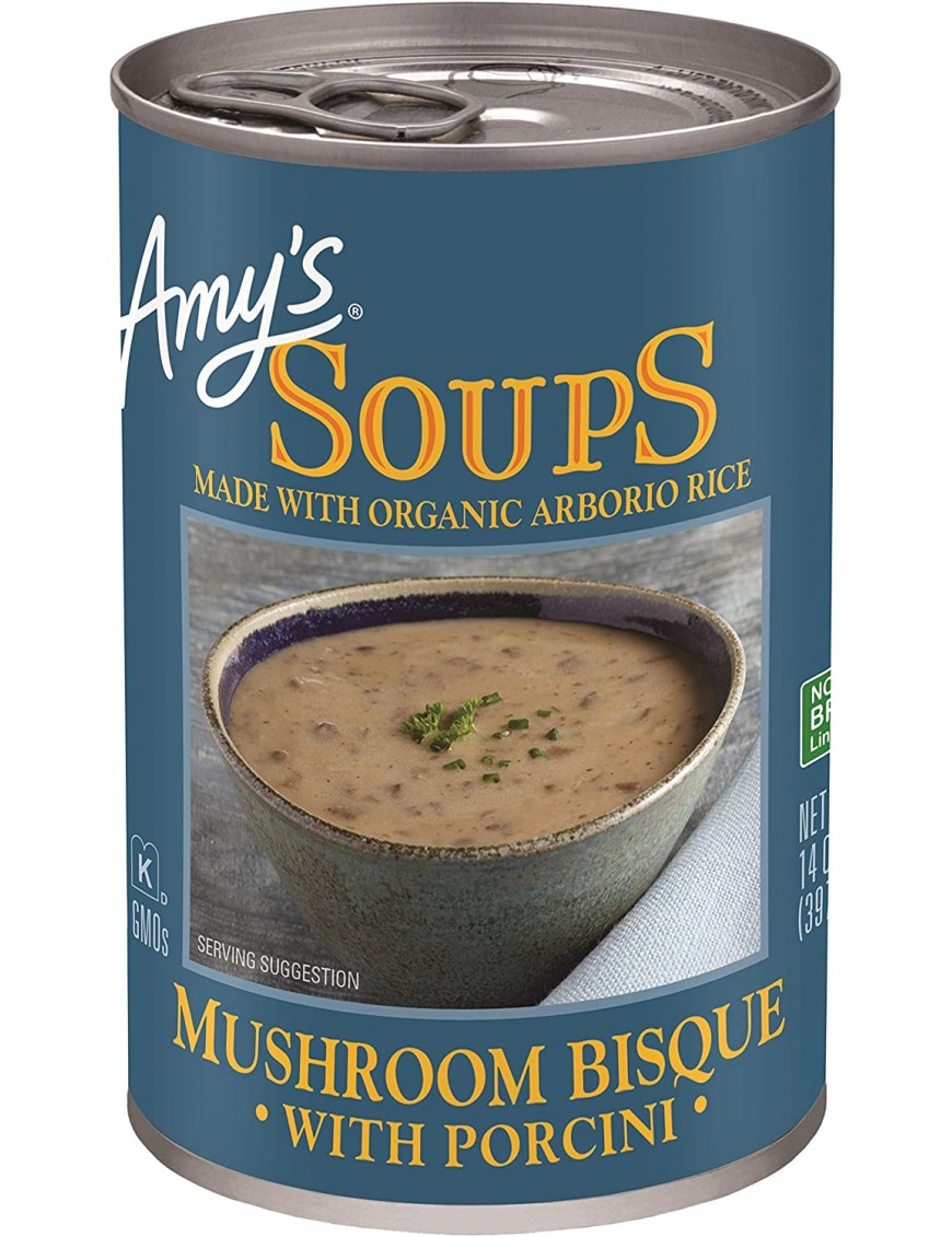 Amy's Mushroom Bisque w/Porcini (12x14OZ )