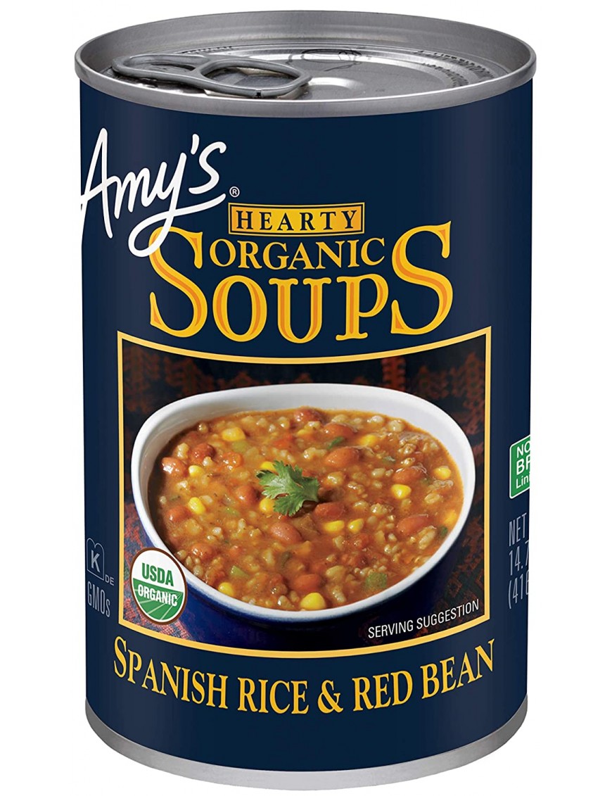 Amy's Spanish Rice/Red Bean Soup (12x14.7OZ )