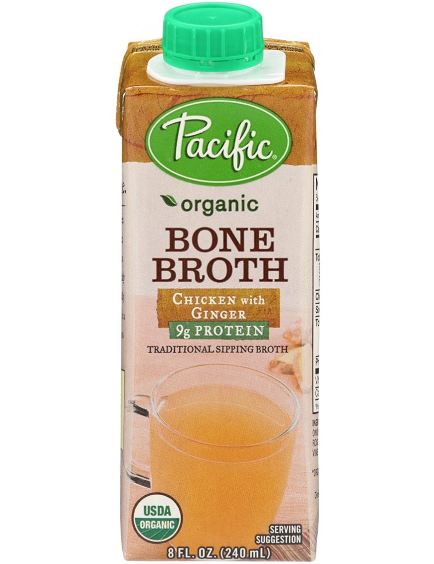 Pacific Natural Foods Pnf Chicken Ginger Bone Broth (12X8 OZ)