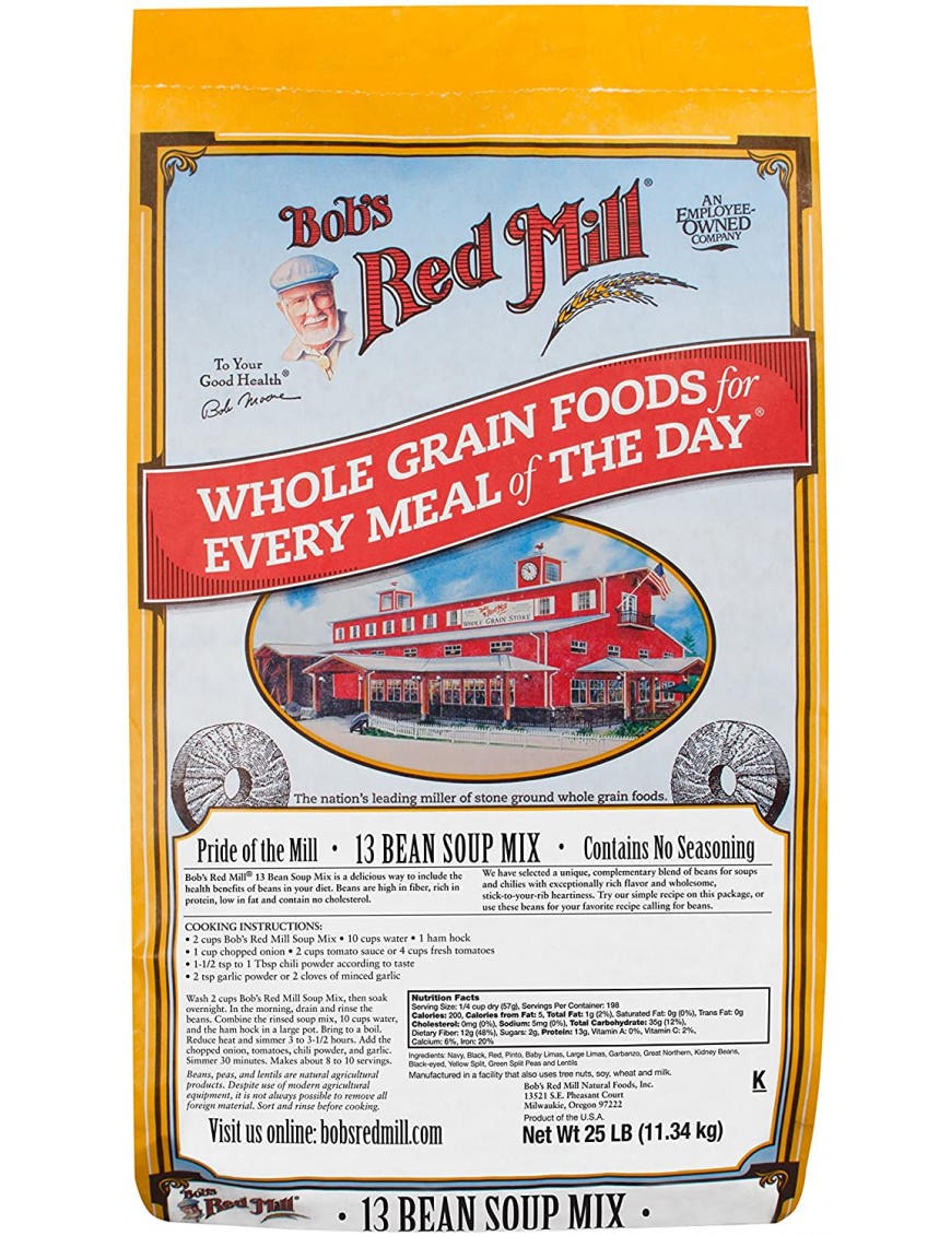 Bob's Red Mill 13 Bean Soup Mix (1x25LB )