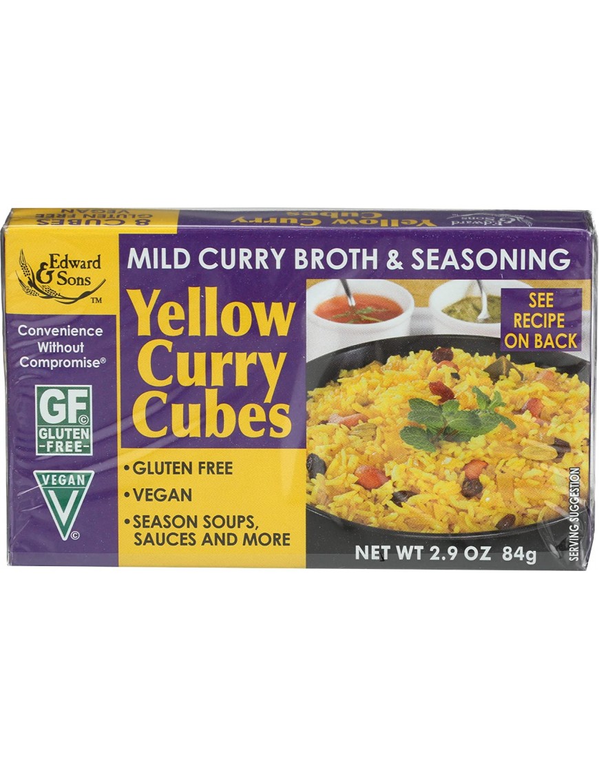 Edward & Sons Yellow Curry Boulln Cube (12x2.9OZ )